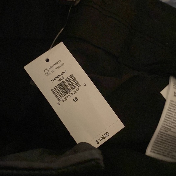 Banana Republic Lido Wide Leg Wool Pant | Black #746688 - Picture 8 of 16